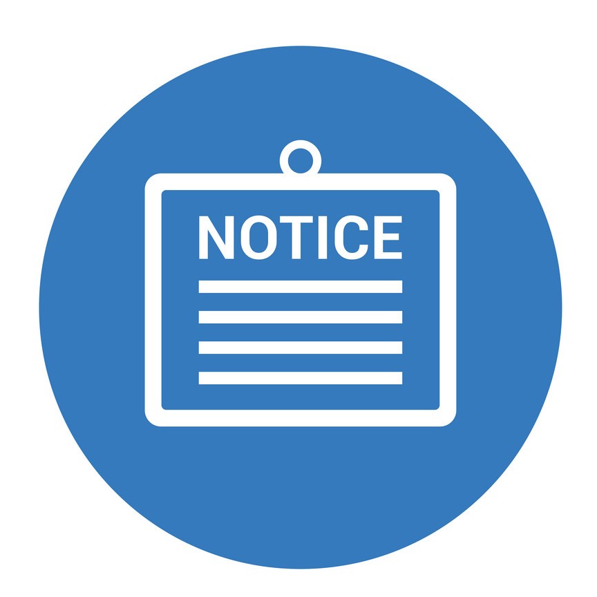 Notice
